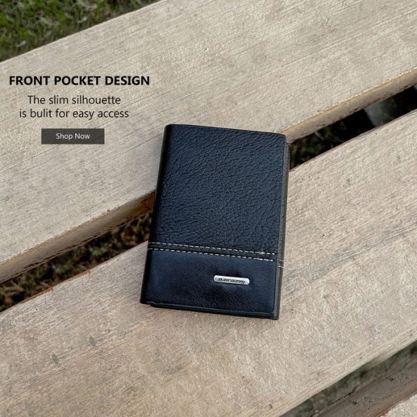 Premium Tri-Fold Leather Wallet